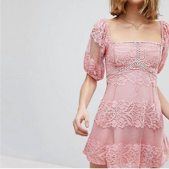 Free People Dresses & Skirts - Free People Be My Baby Lace Mini Dress
